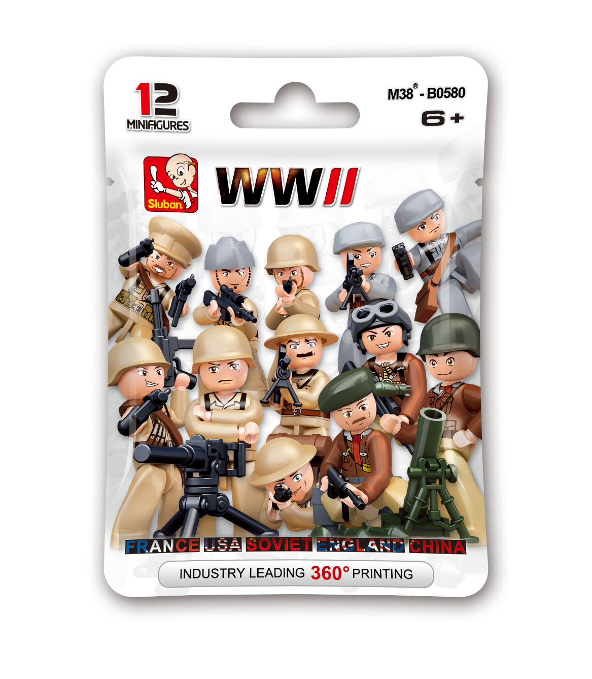 a display of toy soldiers from sluban Australia