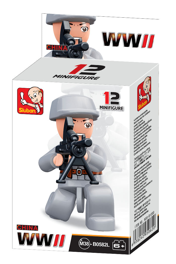 WW2 MINI FIGURES SOLD AS A DISPLAY OF 12 C18