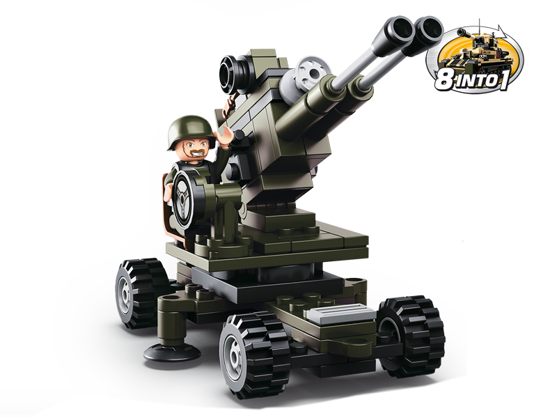 B0587E ARMY ARTILLERY 95 PCS C72