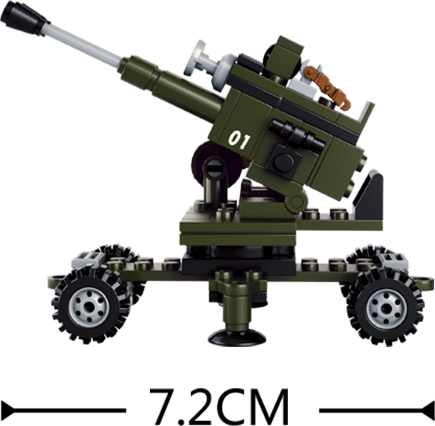 B0587E ARMY ARTILLERY 95 PCS C72