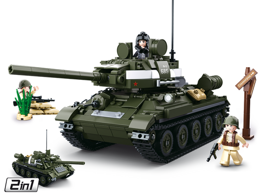 B0689 WW2 TANK T-34\85 687 PCS C12
