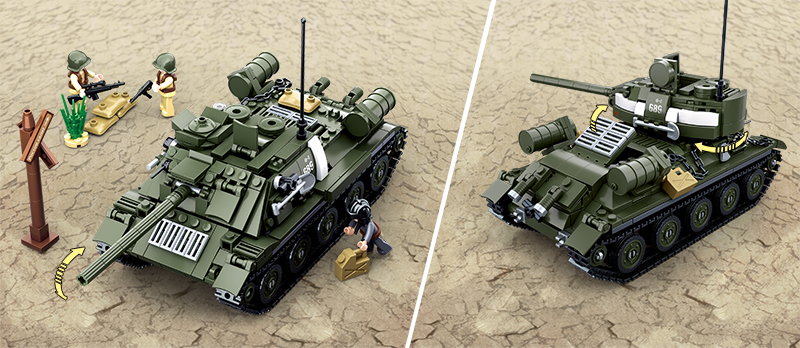 B0689 WW2 TANK T-34\85 687 PCS C12