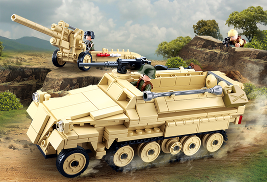 B0695 WW2 HALF TRACK SD.KFZ.25 K18 C16