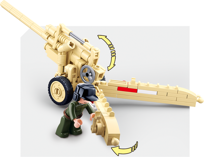 B0695 WW2 HALF TRACK SD.KFZ.25 K18 C16