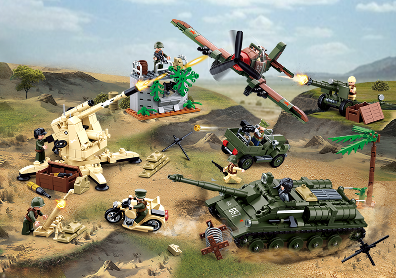 B0697 WW2 BATTLE OF KURSK 998 PCS C8