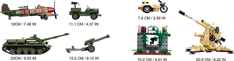 B0697 WW2 BATTLE OF KURSK 998 PCS C8