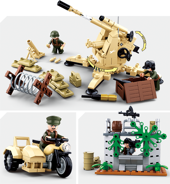 B0697 WW2 BATTLE OF KURSK 998 PCS C8