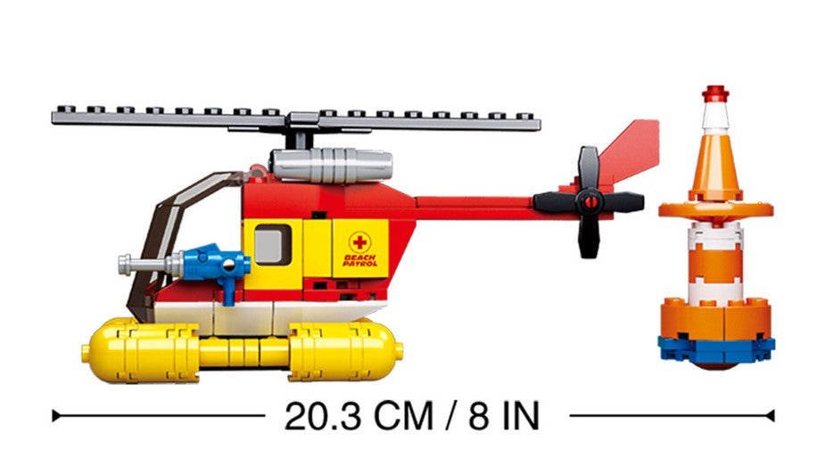 B0669 SURF BEACH PATROL HELICOPTER 149 PCS C60