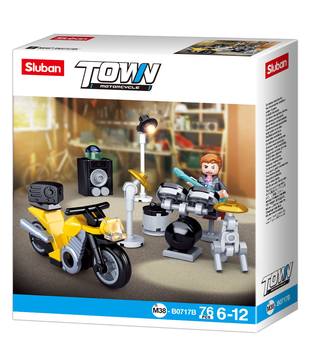 B0717 TOWN MOTORCYCLES SOLD AS A DISPLAY OF 12 C8