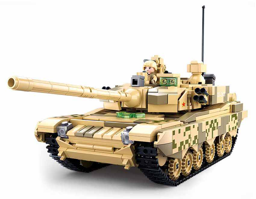 B0790 MAIN BATTLE 2 IN 1 TANK 99A 893 PCS C12