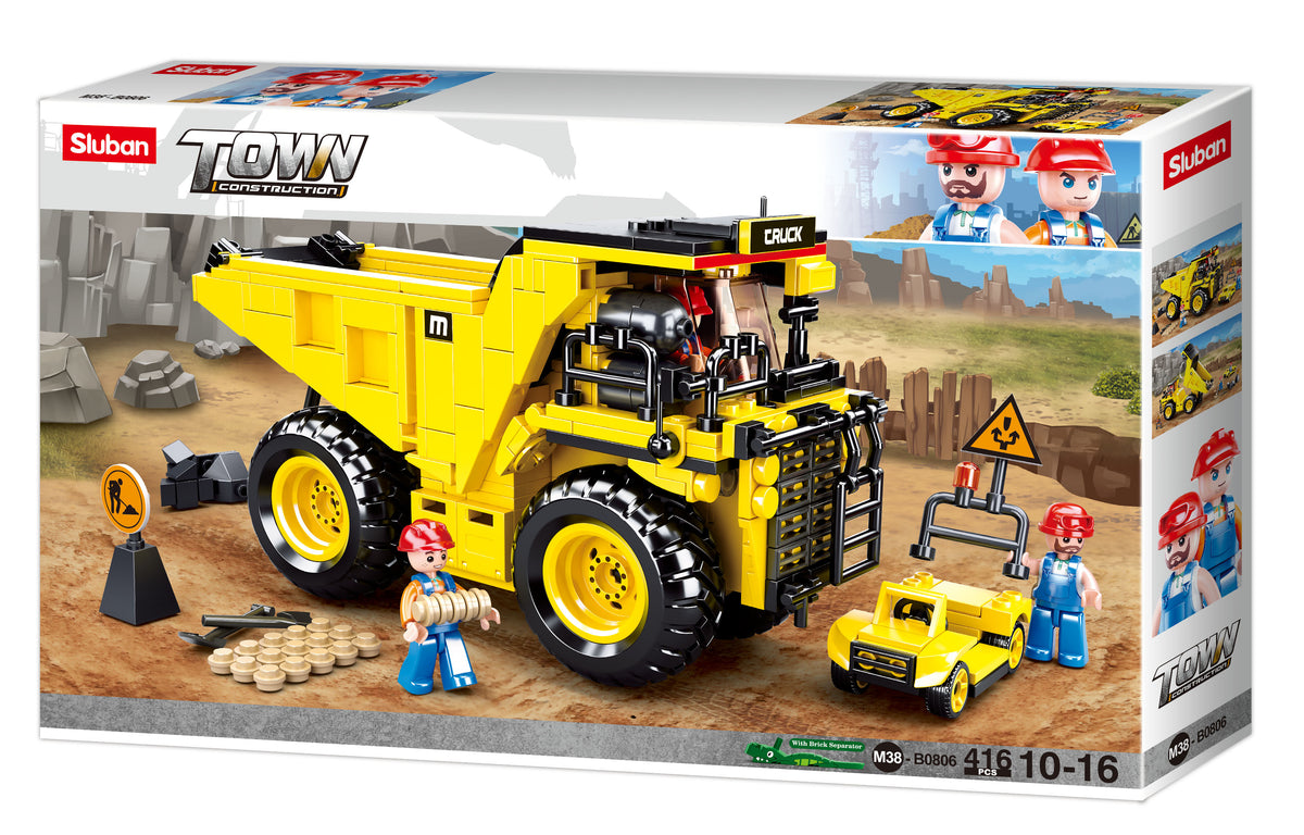 B0806 TOWN MINING DUMP TRUCK 416 PCS C12