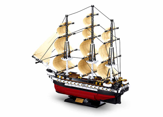 B0836 MB USS CONSTITUTION IX-21 FRIGATE SCALE 1:170 1118 PCS C6
