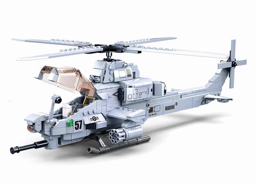 B0838 MB AH-1Z ATTACK HELICOPTER 482 PCS 10+ C12