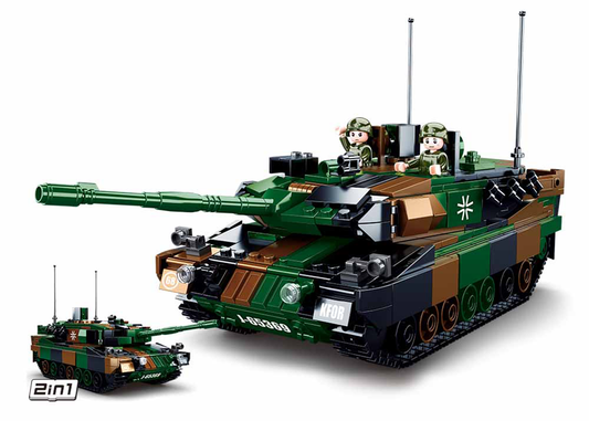 B0839 MB LEOPARD 2A5 MAIN BATTLE TANK 766 PCS AGES 10+ C12