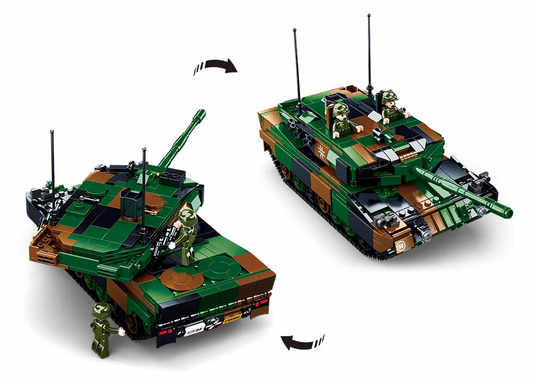 B0839 MB LEOPARD 2A5 MAIN BATTLE TANK 766 PCS AGES 10+ C12
