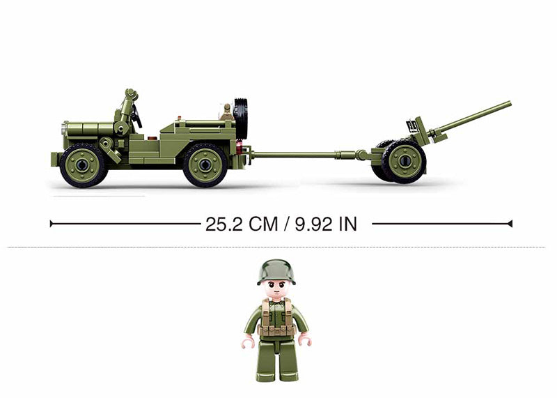 B0853 WW2 WILLYS JEEP C143 PCS C60