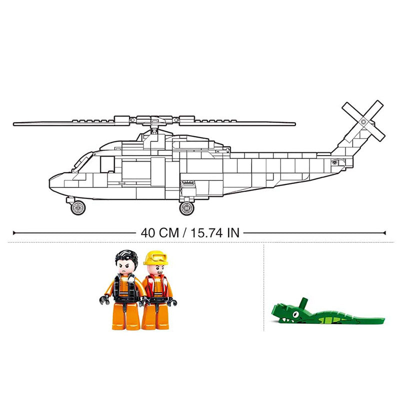 B0886 MB SEA RESCUE HELICOPTER 402 PCS AGES 8+
C16
