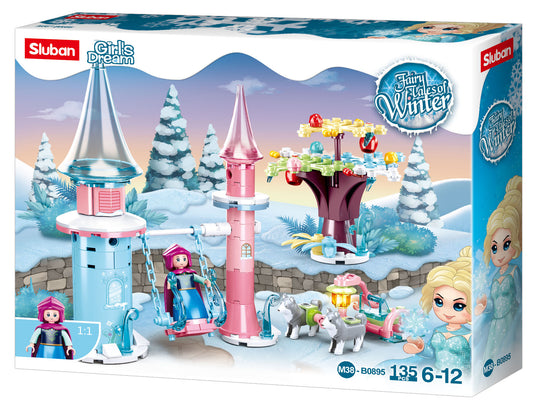 B0895 FAIRY TALES OF WINTER SNOWFIELD SWING 135 PCS C60