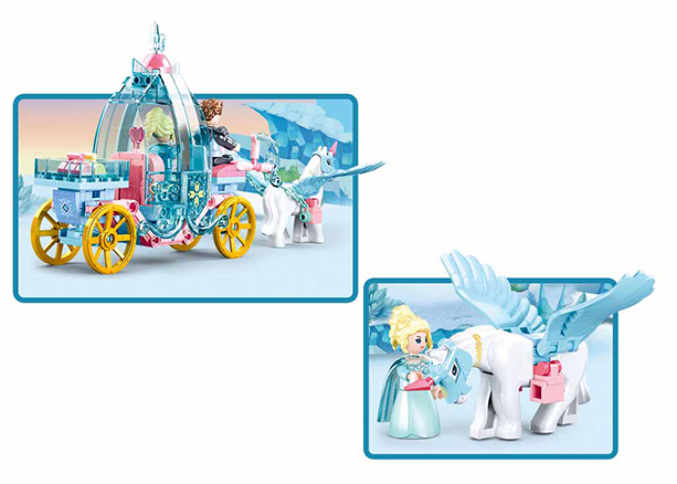 B0896 FAIRY TALES OF WINTER CARRIAGE 191 PCS 32