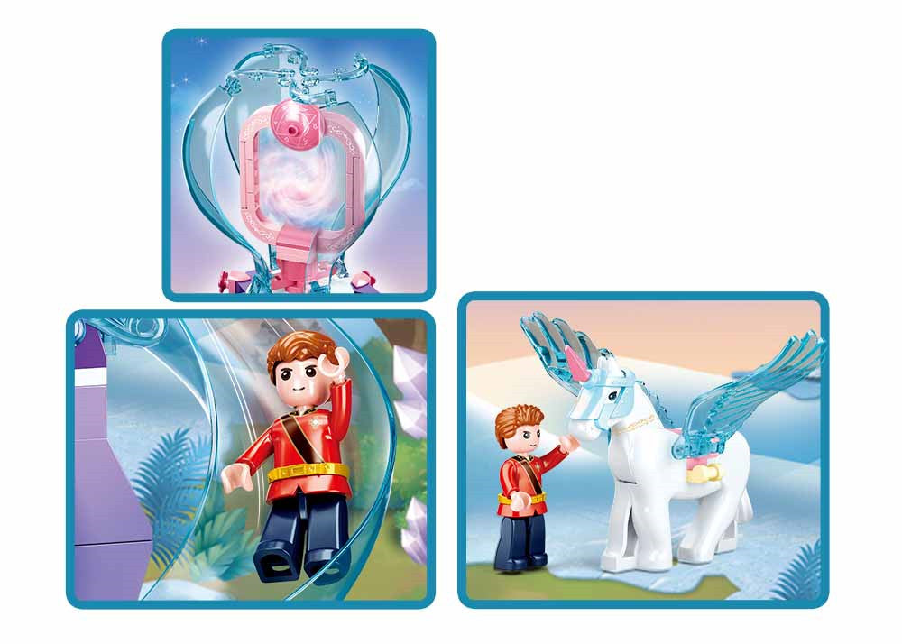 B0897 FAIRY TALES OF WINTER FOREST MAGIC TOWER 247 PCS C16