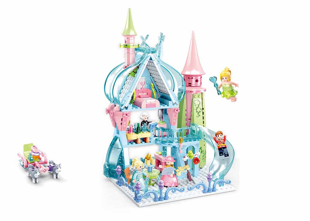 B0898 FAIRY TALES OF WINTER FAIRY TALE CASTLE 447 PCS C12