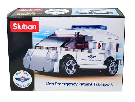 B0916R POWER BRICKS OFFICIAL ROYAL FLYING DOCTOR SERVICE PATIENT TRANSPORT VEHICLE C64