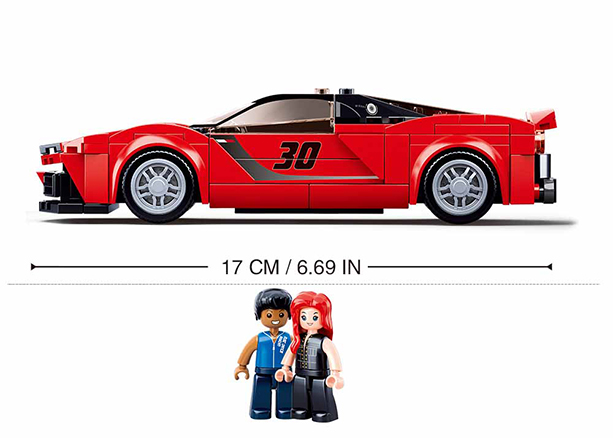 B0955 MB RACING CAR 262 PCS C16