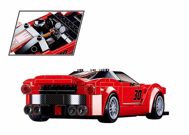 B0955 MB RACING CAR 262 PCS C16