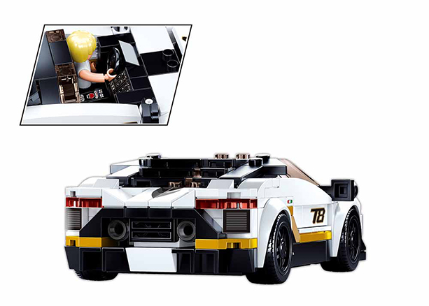 B0957 MB RACING CAR 276 PCS C16
