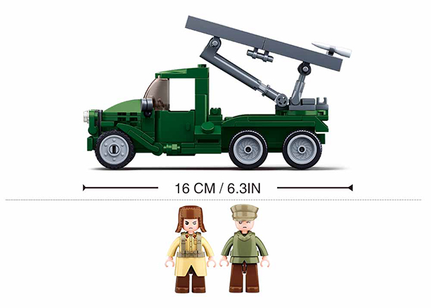 B0975 ARMY BATTLE OF BUDAPEST - KATYUSHA ROCKET 201 PCS C32