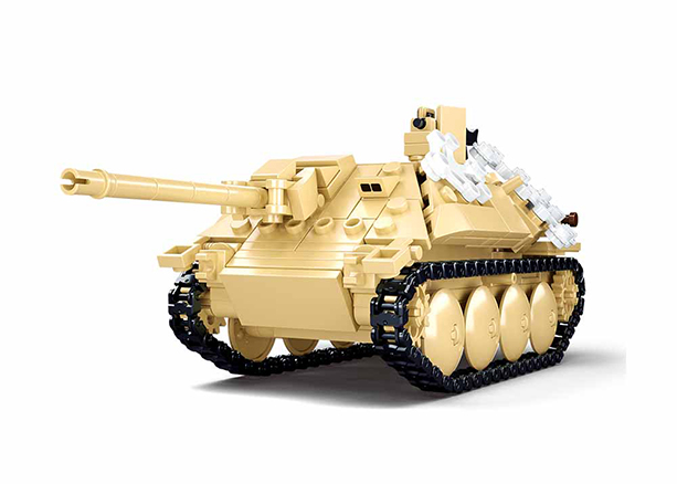 B0976 ARMY BATTLE OF BUDAPEST - TANK DESTROYER 344 PCS C16