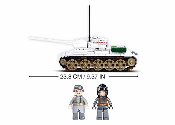 B0978 ARMY BATTLE OF BUDAPEST - T-34/35 MEDIUM HEAVY TANK 518 PCS C16