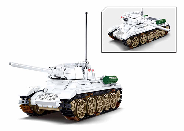 B0978 ARMY BATTLE OF BUDAPEST - T-34/35 MEDIUM HEAVY TANK 518 PCS C16
