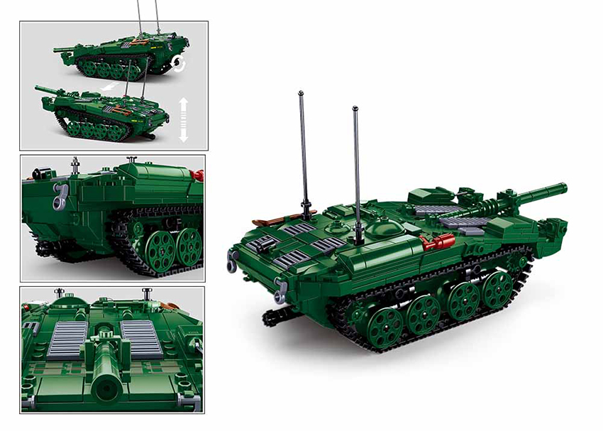 B1010 MB TANK STRV103 692 PCS AGES 8+ C12
