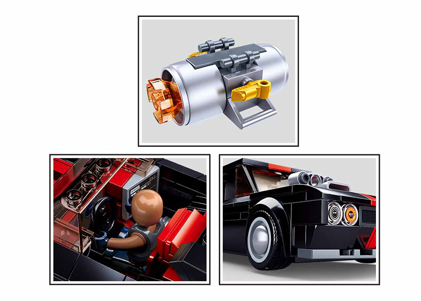 B1085 MB MODIFIED CAR (2 IN 1) 328 PCS C16