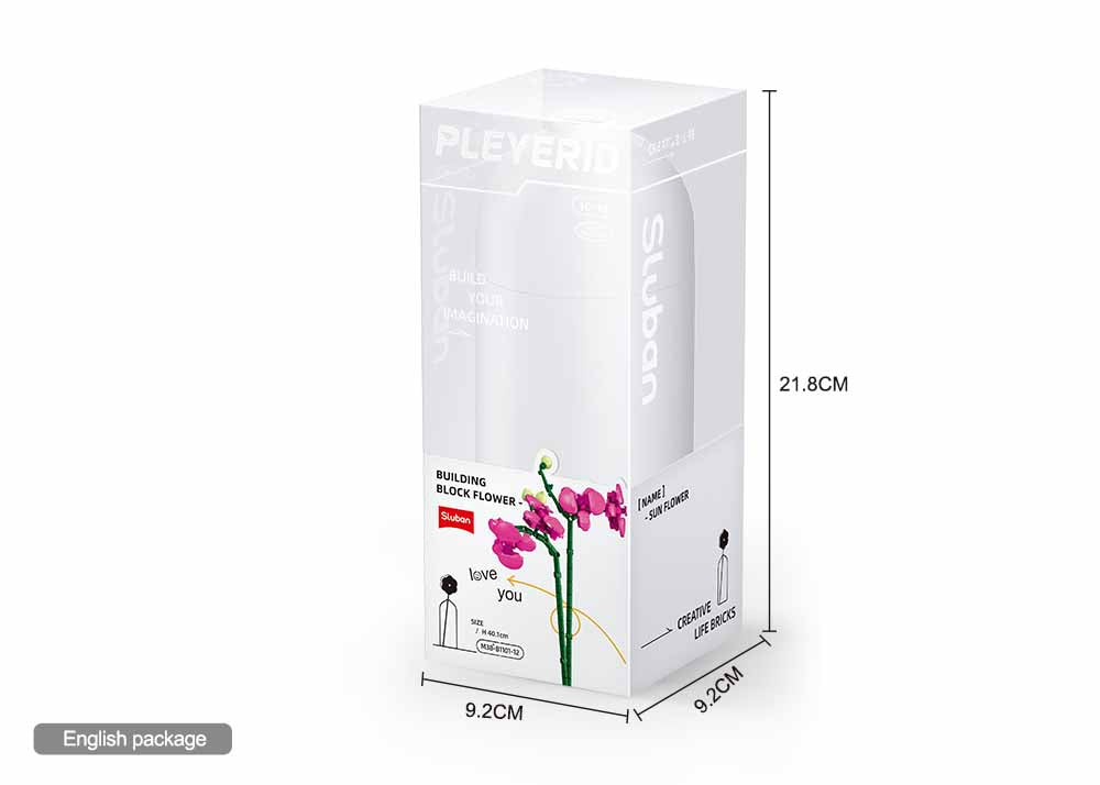 B1101-12 BUTTERFLY ORCHID 261 PCS