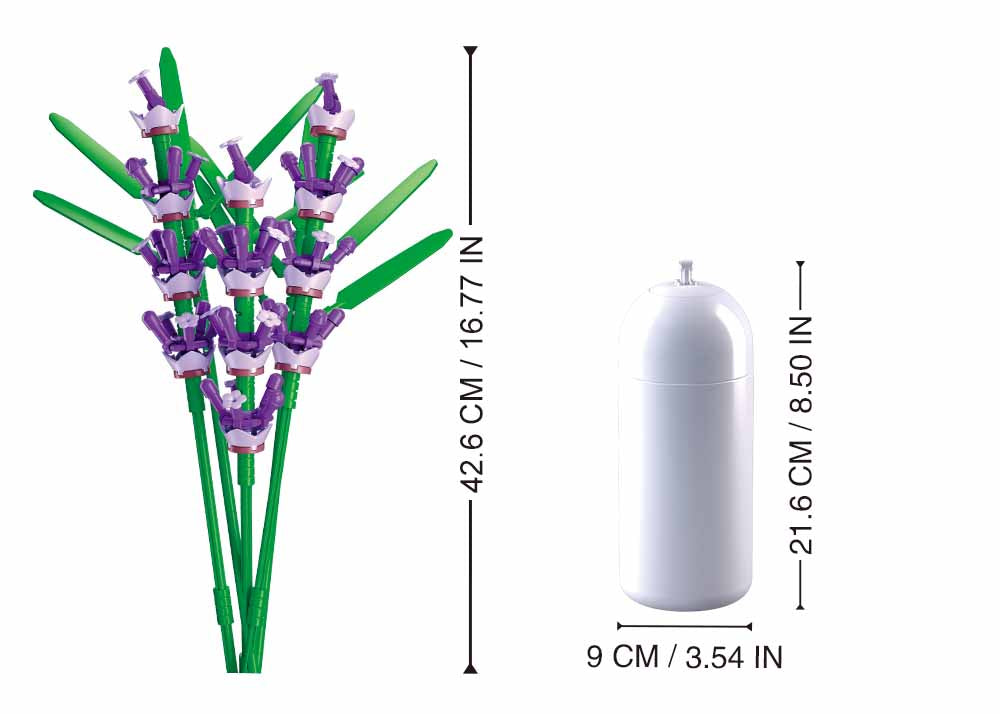 B1101-14 LAVENDER 258 PCS
