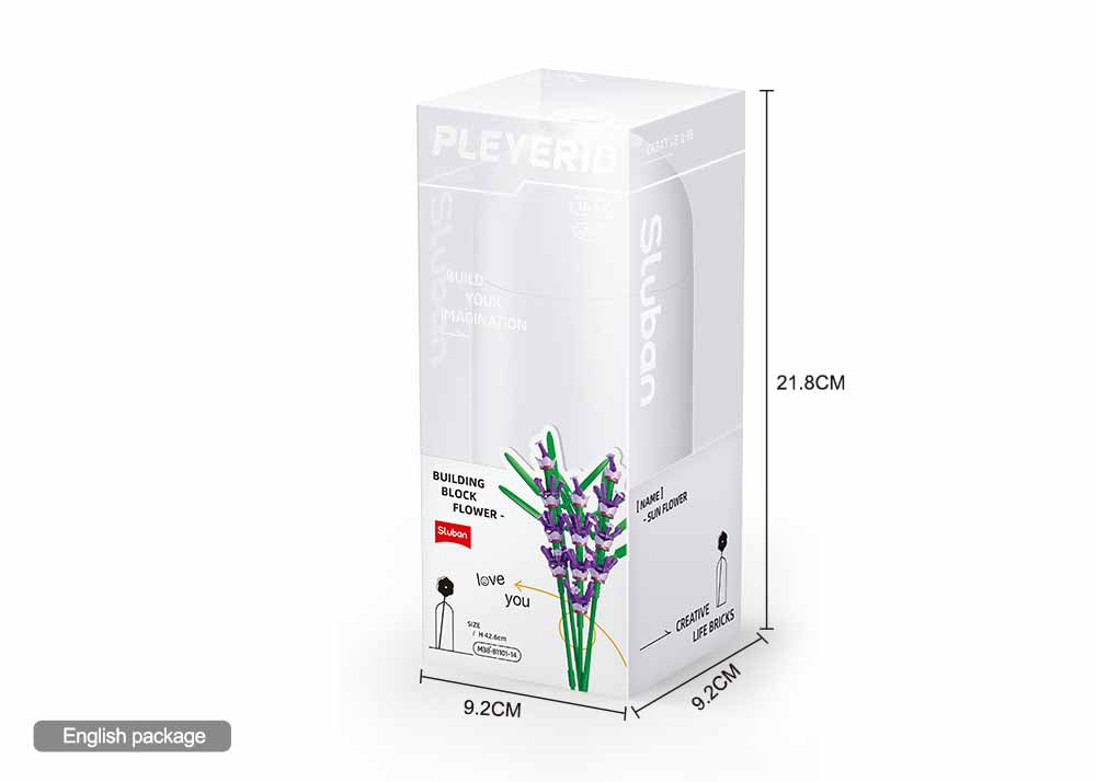 B1101-14 LAVENDER 258 PCS