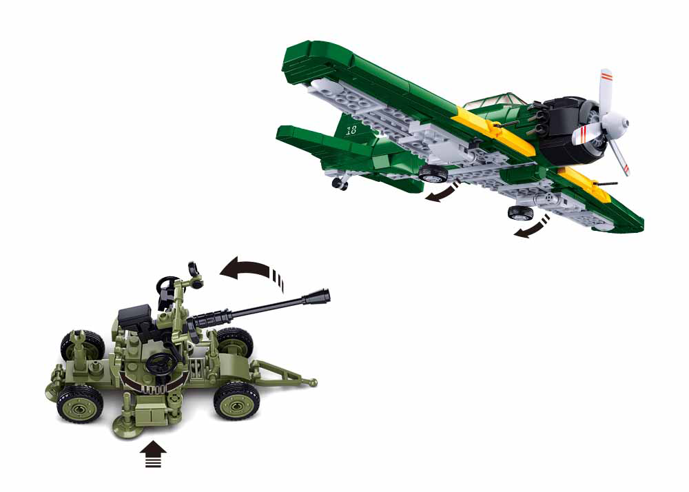 B1108 WW2 A6M ZERO 560 PCS AGES 8+ C12