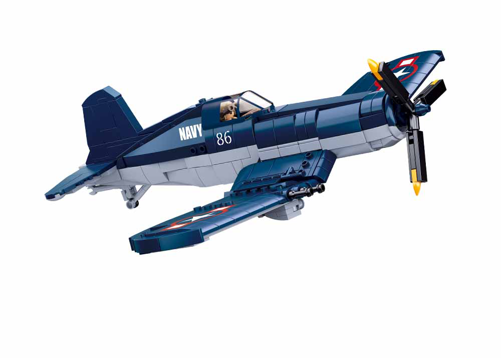 B1109 WW2 F4U FIGHTER 550 PCS AGES 8+ C12