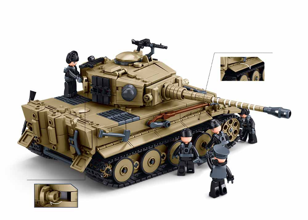 B1533 MB TIGER TANK SCALE 1:35 941 PCS