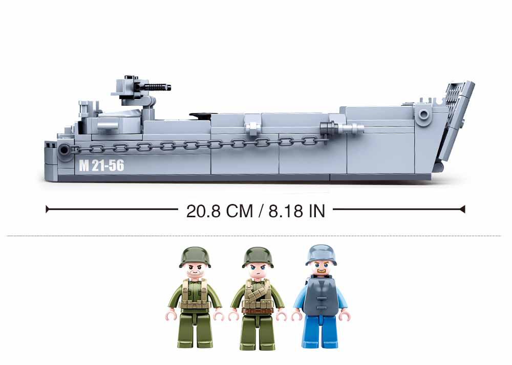 B0855 WW2 HIGGINS LANDING CRAFT 182 PCS C32