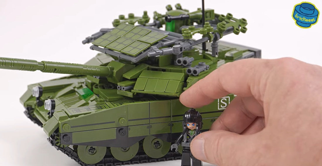 Great Sluban Review of B1377 T90M-S MBT  by Brick Meet