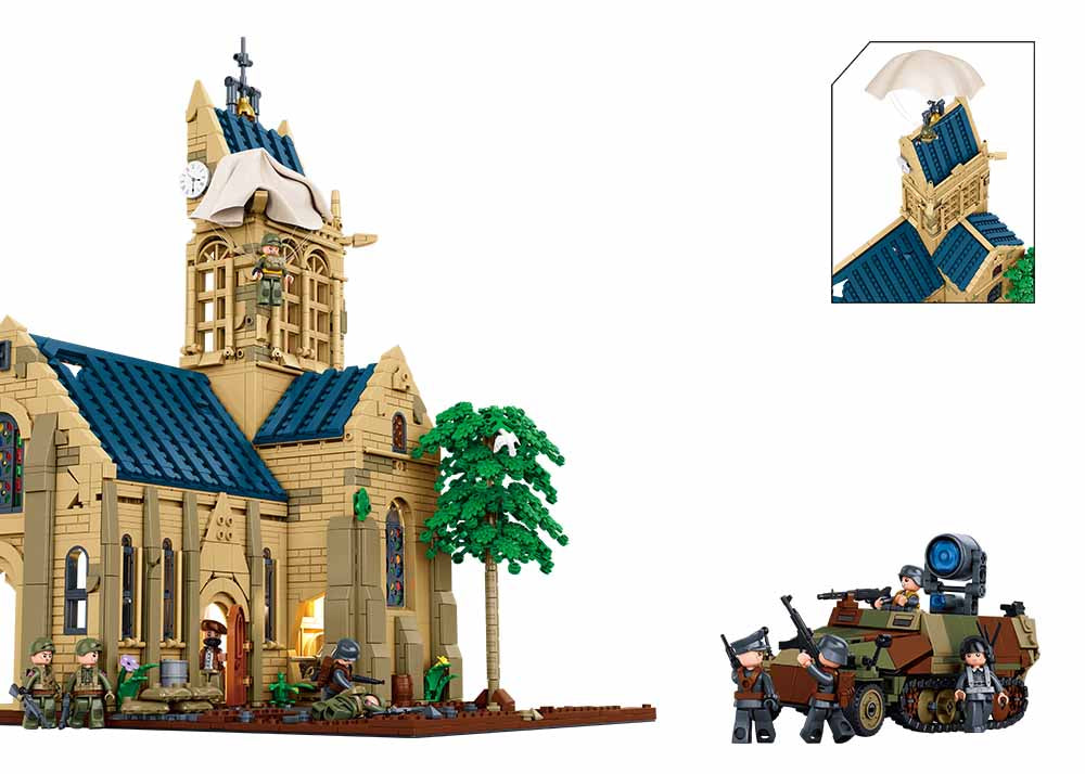 B1532 MB BATTLE OF SAINTE MERE EGLISE 2287PCS