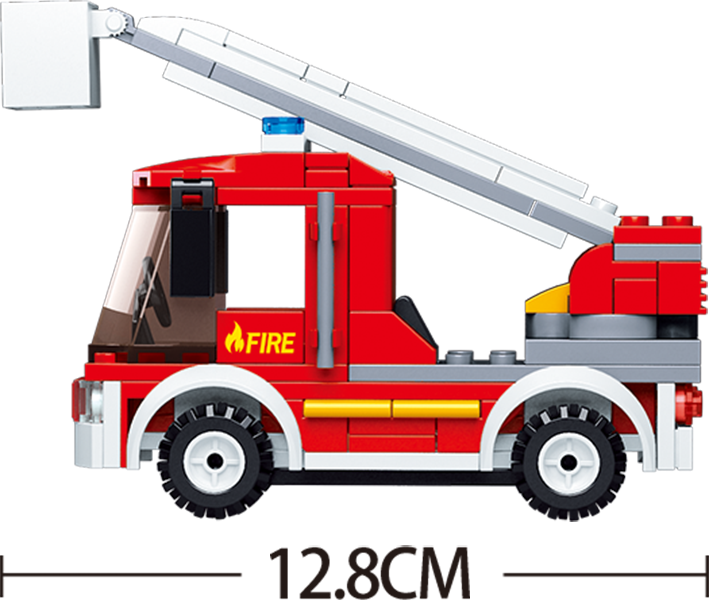 B0632 FIRE TRUCK 136 PCS C72