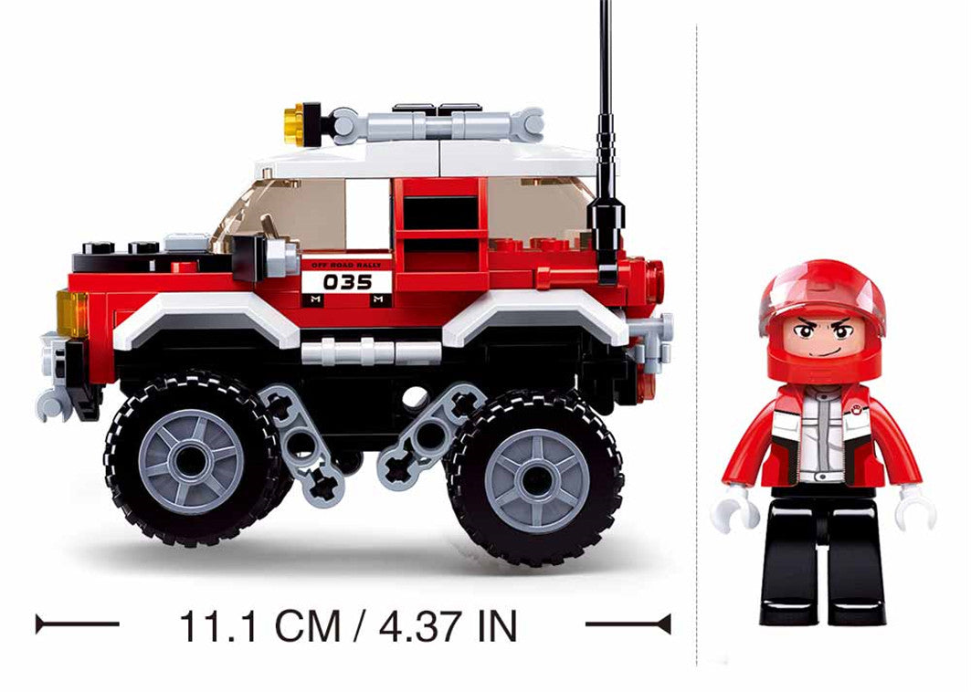 B0663B CAR CLUB OFFROAD RED 145 PCS C60