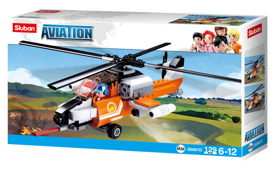 B0667D AVIATION HELICOPTER 129 PCS C72