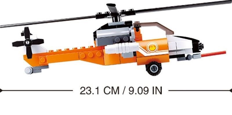 B0667D AVIATION HELICOPTER 129 PCS C72