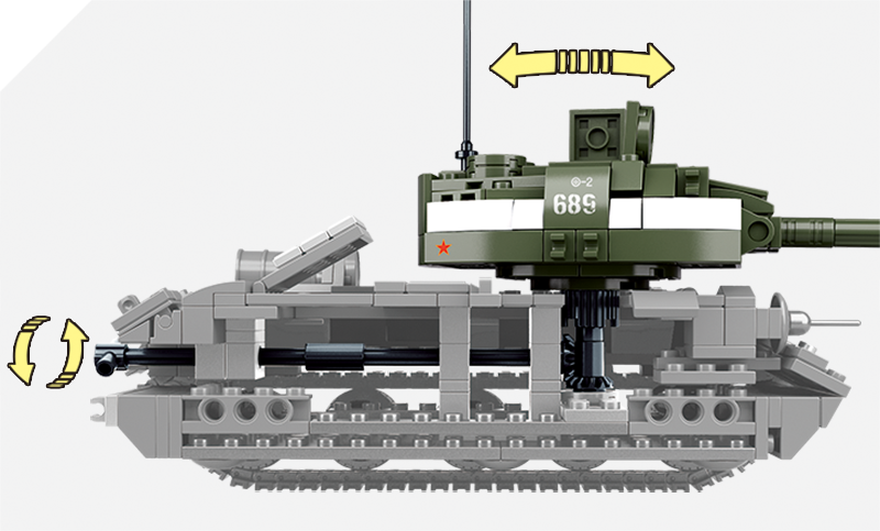 B0689 WW2 TANK T-34\85 687 PCS C12