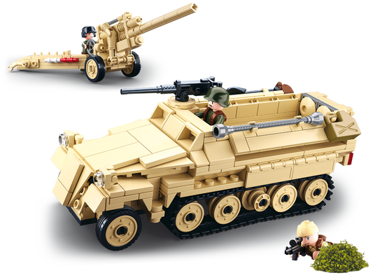 B0695 WW2 Half Track SD.KFZ.251, an iconic replica that echoes the valor and innovation of World War II